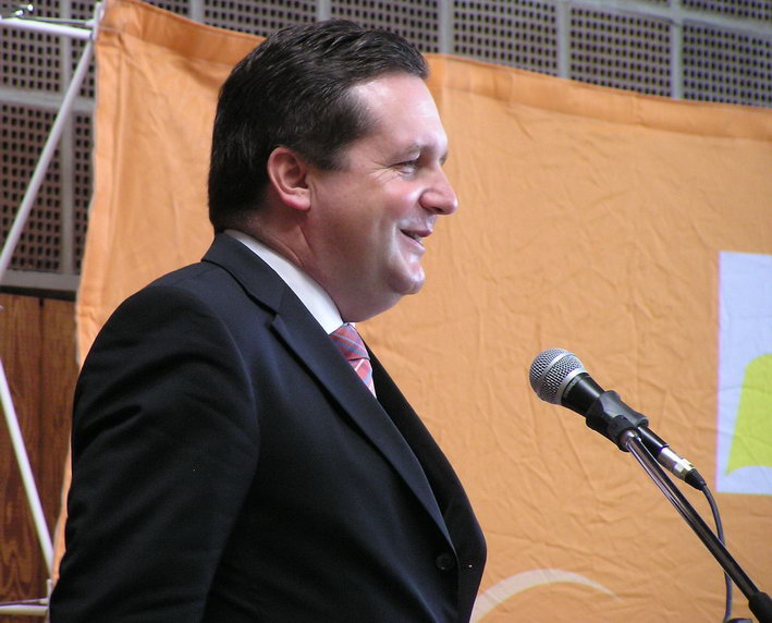 Eröffnung des Parteitages durch Stefan Mappus