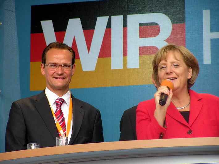 MdB Gunther Krichbaum und die Bundeskanzlerin 