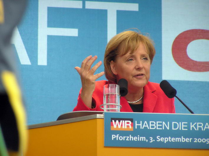 eine energische Bundeskanzlerin